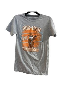 Bucee's Live Music Tennessee Exclusive Guitar Shot Sleeve T Shirt. Size Small